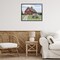 Stupell Industries Barn with Floral Wagon Framed Giclee Wall Art Design by Lori Deiter